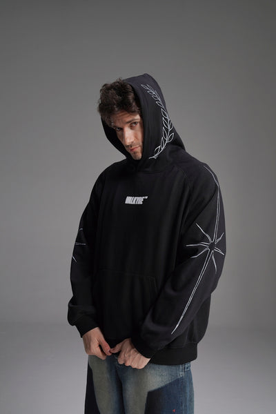 ‘TOUCH OF MADNESS’ VALKYRE HAND PAINTED HOODIE