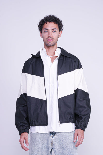 BLACK COLOUR BLOCK VALKYRE TRACK JACKET