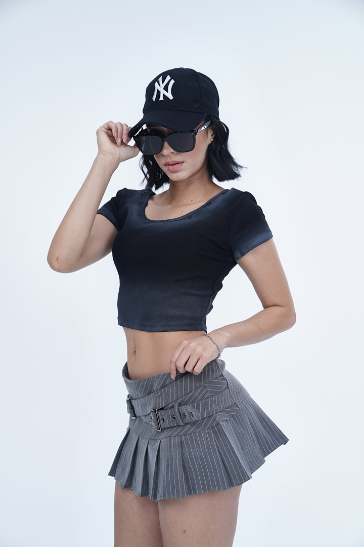 DOUBLE BUCKLE MINI' VALKYRE SKIRTS - S3