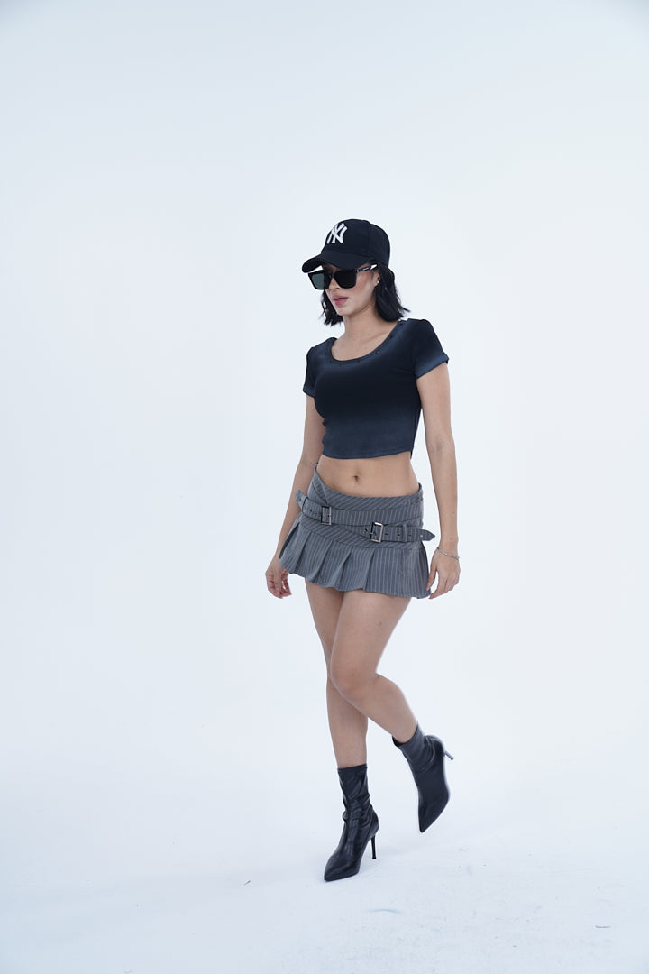 DOUBLE BUCKLE MINI' VALKYRE SKIRTS - S3