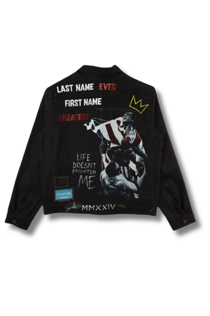 ROCKY BALBOA X BASQUIAT - 'LIFE DOESN'T FRIGHTEN ME' VALKYRE JACKET