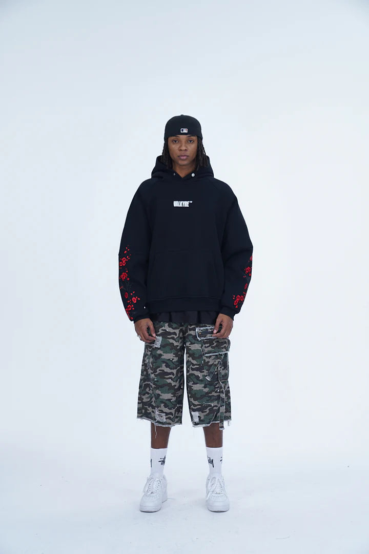 ‘SACRED JOURNEY V2’ VALKYRE HAND PAINTED HOODIE