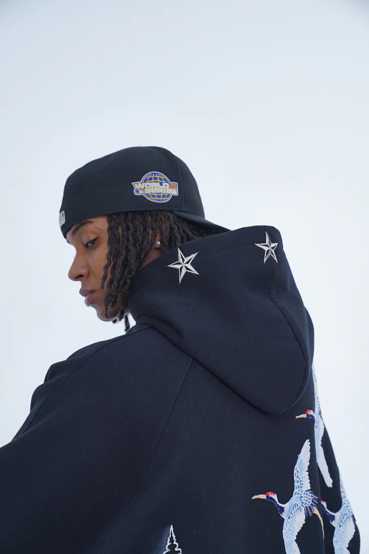 ‘SACRED JOURNEY V2’ VALKYRE HAND PAINTED HOODIE