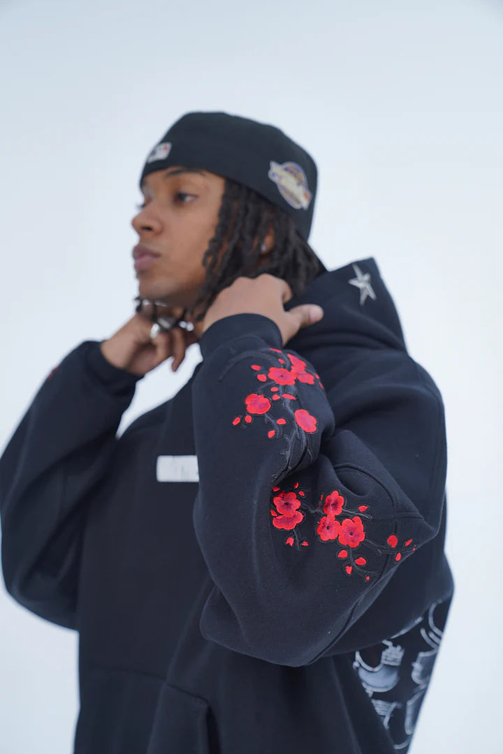 ‘SACRED JOURNEY V2’ VALKYRE HAND PAINTED HOODIE