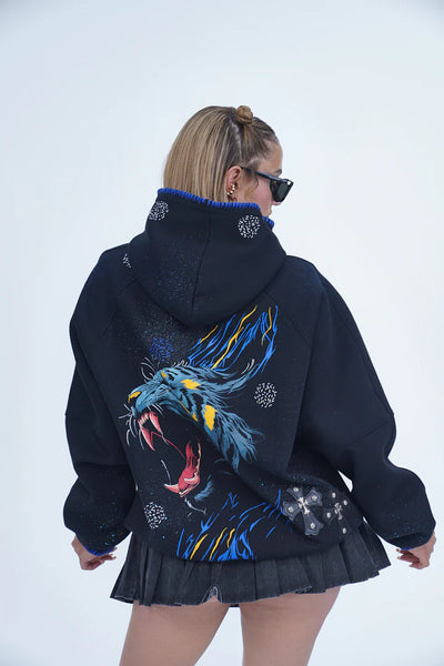 'KING'S MARK' VALKYRE EMBROIDERED HOODIE - S3