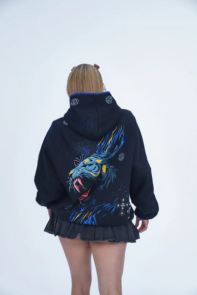 'KING'S MARK' VALKYRE EMBROIDERED HOODIE - S3