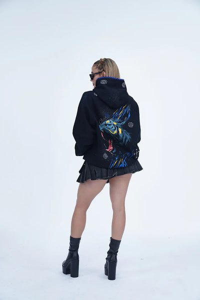 'KING'S MARK' VALKYRE EMBROIDERED HOODIE - S3