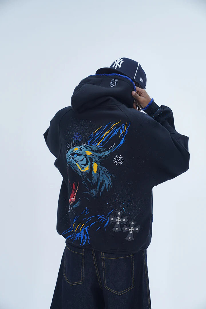 'KING'S MARK' VALKYRE EMBROIDERED HOODIE - S3