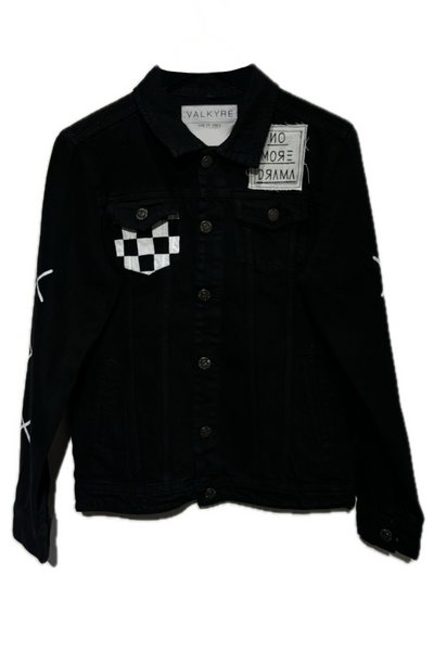 BASQUIAT - 'ON MY WORST BEHAVIOUR' BLACK VALKYRE JACKET