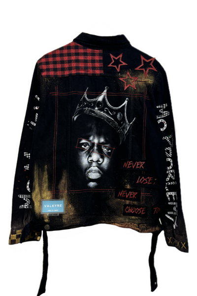 NOTORIOUS B.I.G 'NEVER LOSE, NEVER CHOSE TO' BLACK VALKYRE JACKET