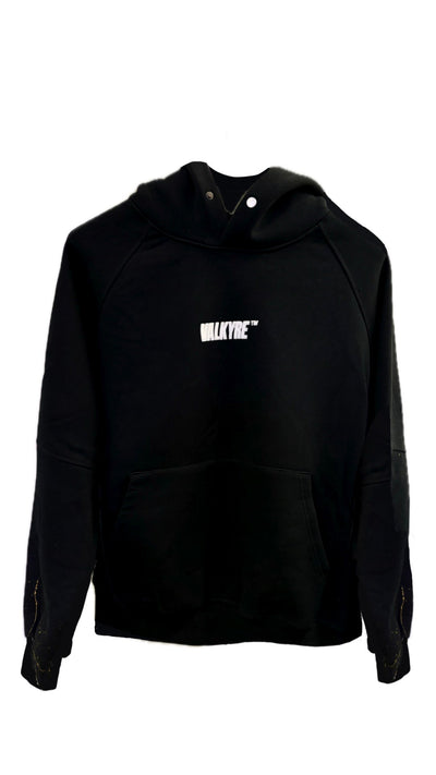 'NO EXCUSES' VALKYRE BLACK HOODIE