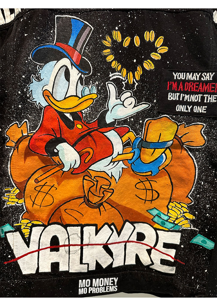 SCROOGE SAYS 'ALL HEART NO CASH' VALKYRE JACKET