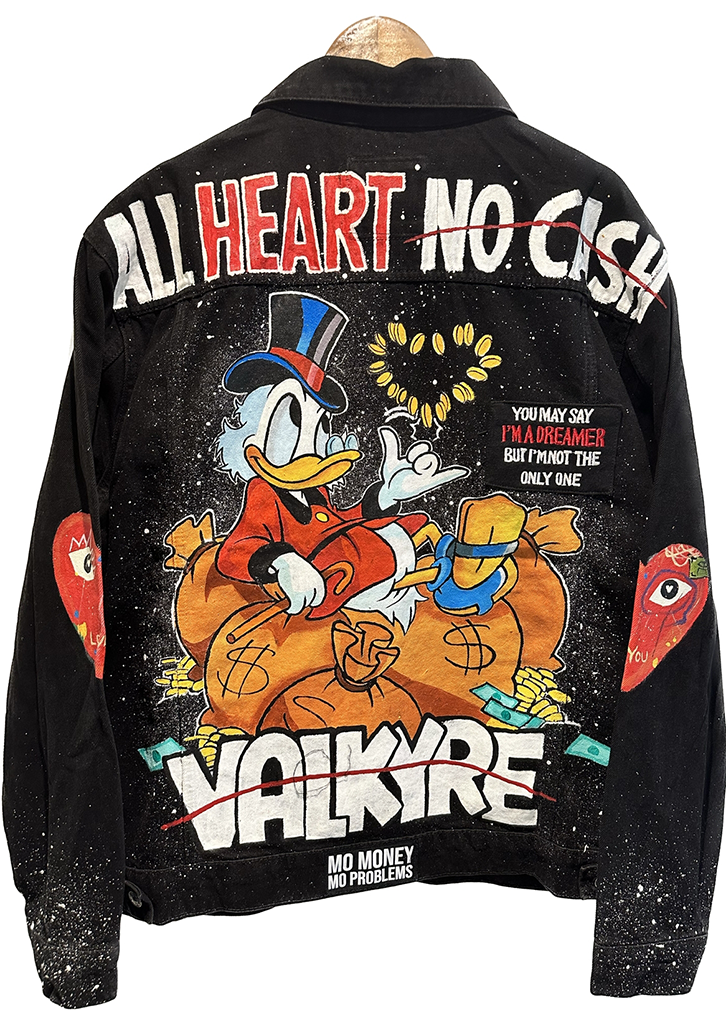 SCROOGE SAYS 'ALL HEART NO CASH' VALKYRE JACKET