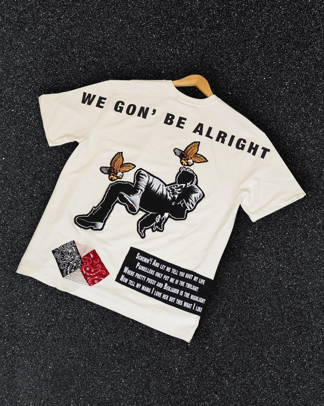 WE GON' BE ALRIGHT - A KENDRICK TRIBUTE OFF WHITE VALKYRE TSHIRT