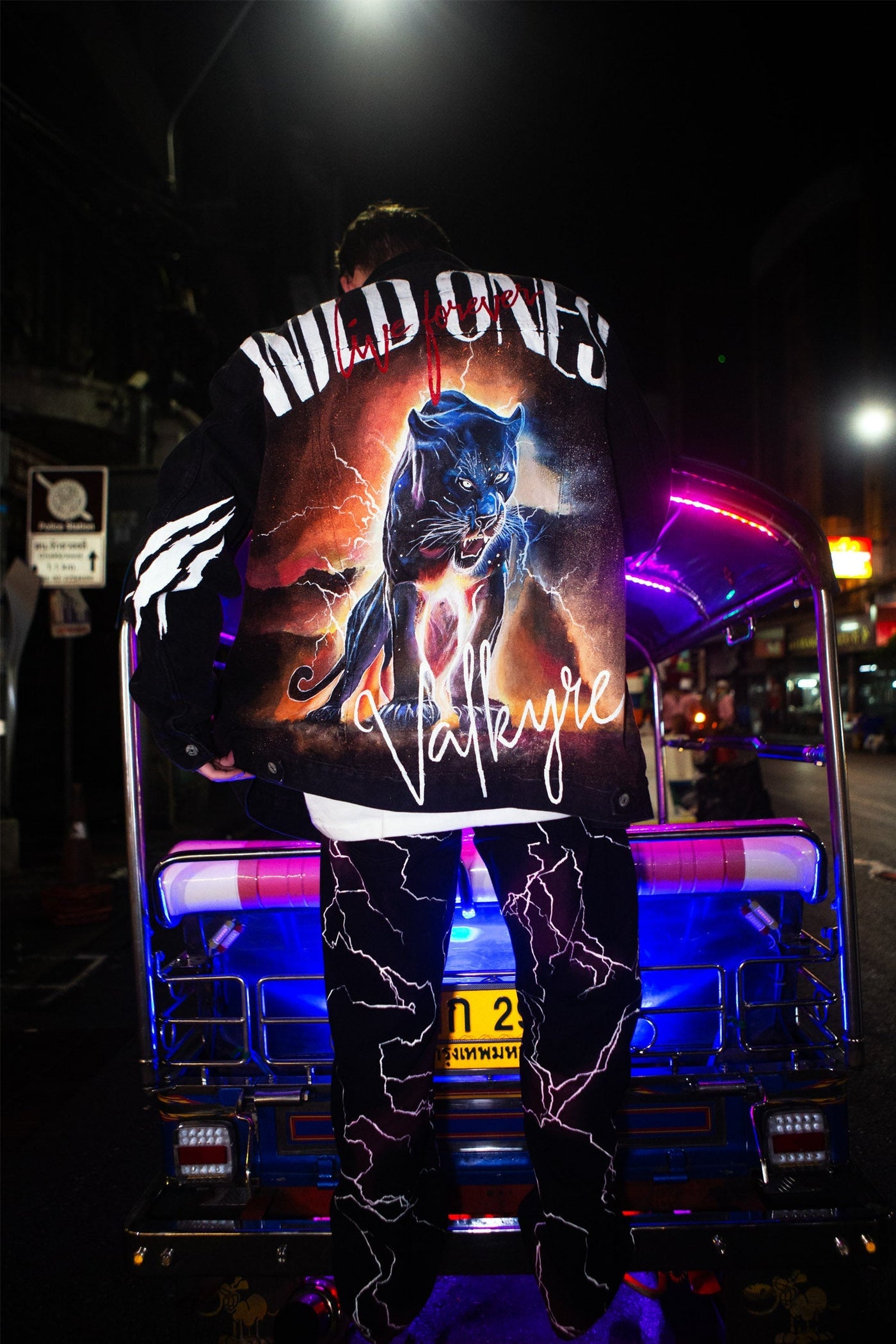 WILD ONES LIVE FOREVER' VALKYRE JACKET