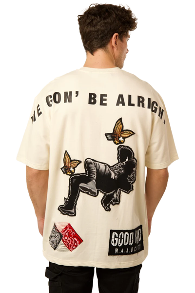 WE GON' BE ALRIGHT - A KENDRICK TRIBUTE OFF WHITE VALKYRE TSHIRT