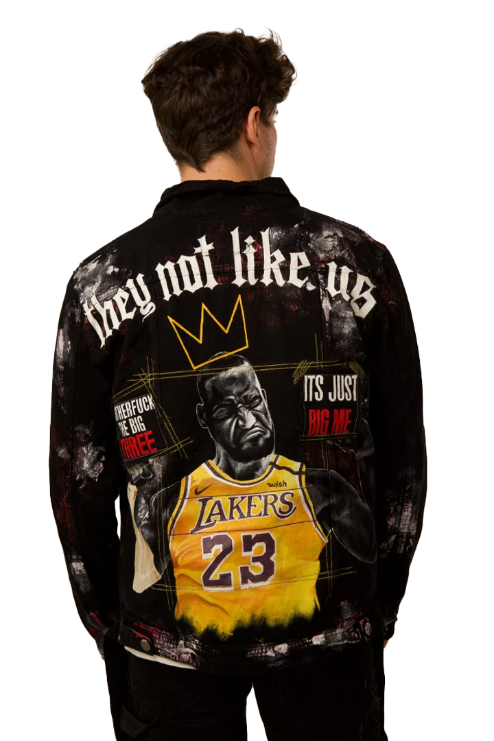 KING JAMES - 'THEY NOT LIKE US' BLACK VALKYRE JACKET