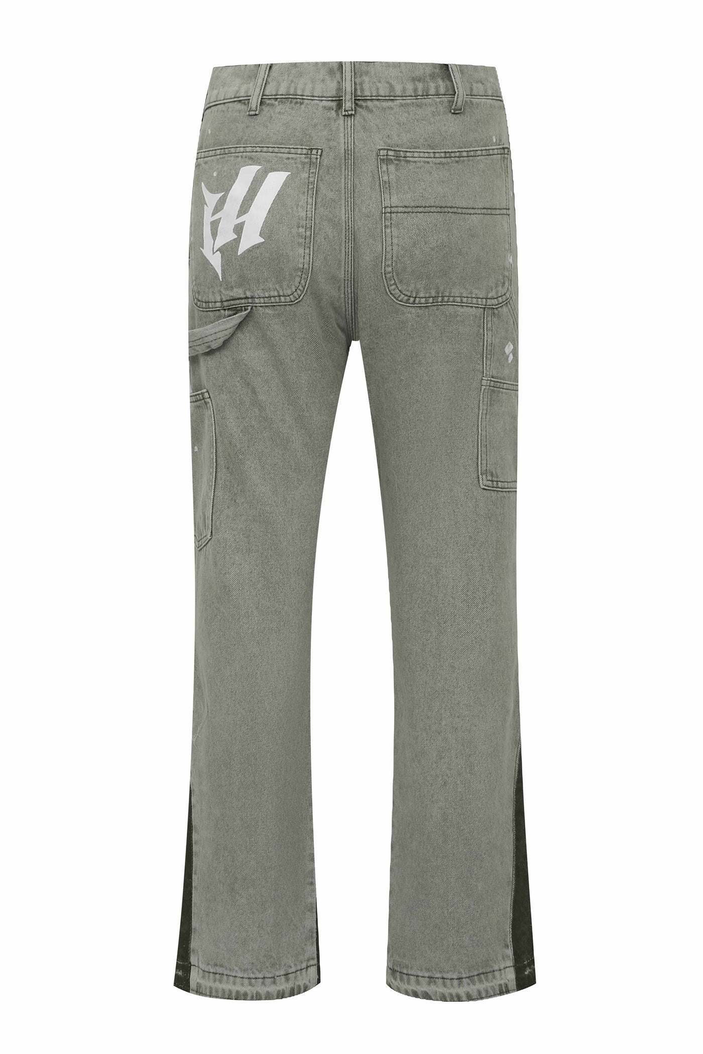 HOLLYWOOD HIDEOUT PALE GREEN VALKYRE JEANS