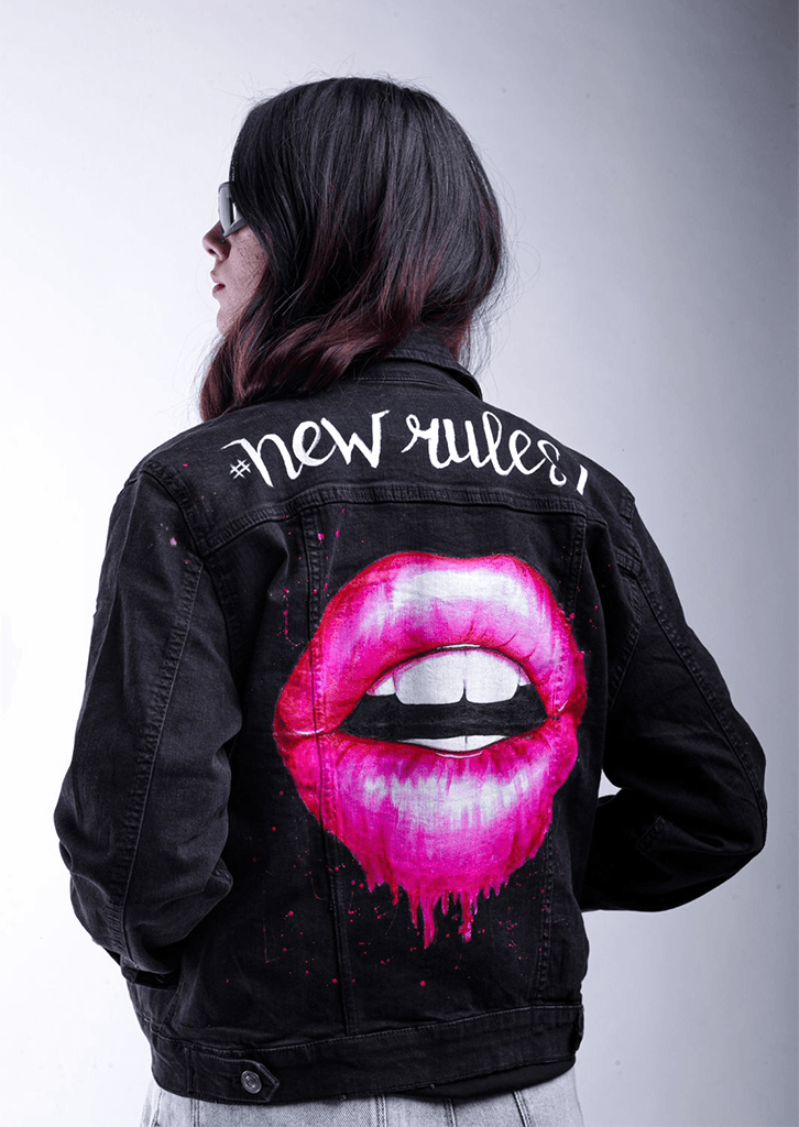 NEW RULES 'DRIPPING LIPS' VALKYRE JACKET