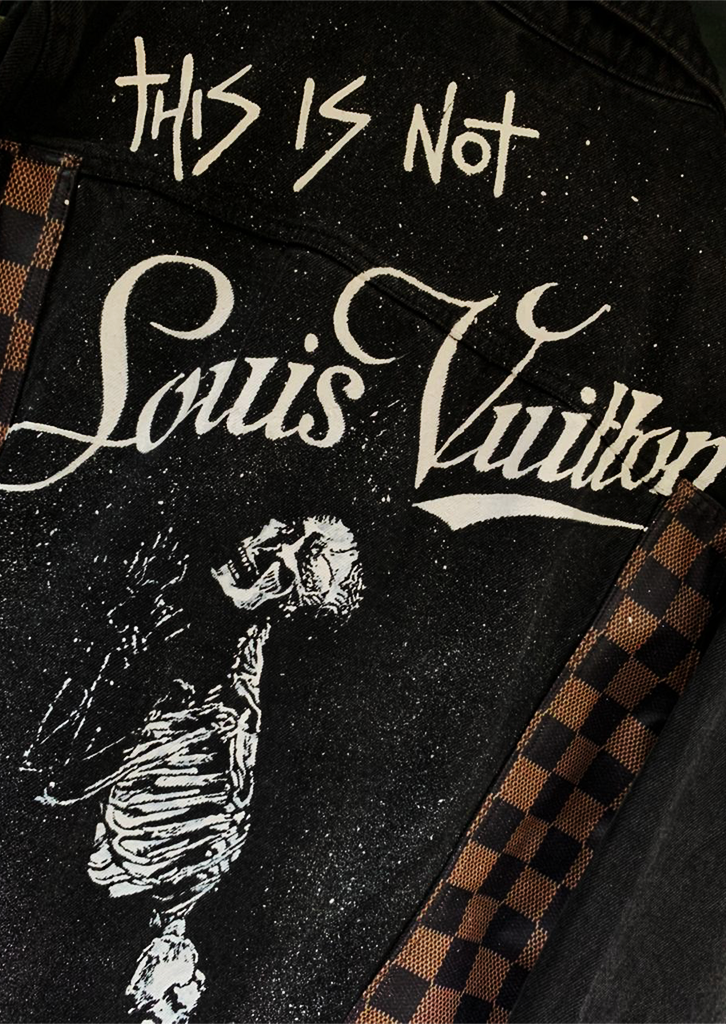 This Is Not Louis VUITTON' Valkyre Jacket Black / XL / Unisex